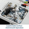 thumbnail image 6 of Marble Printed Square Gaming Mouse Pad, Non-Slip Rubber Bottom Mouse Mat for Office, 8.3x9.8 Inch, 6 of 6