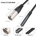 thumbnail image 2 of Yucurem 3.5mm Female To Xlr Male Converter Female To 3 Pin Xlr Male Cable for Microphone, 2 of 10