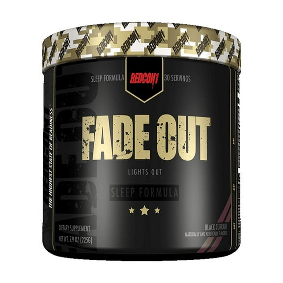 Redcon1, Fade Out, Sleep Formula, Black Currant, Powder, 30 Servings