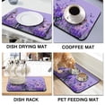 thumbnail image 3 of Abstract Coffee Station Mat Artistic Butterfly & Fantasy Pattern Multi-Layer Absorbent & Durable, 3 of 4