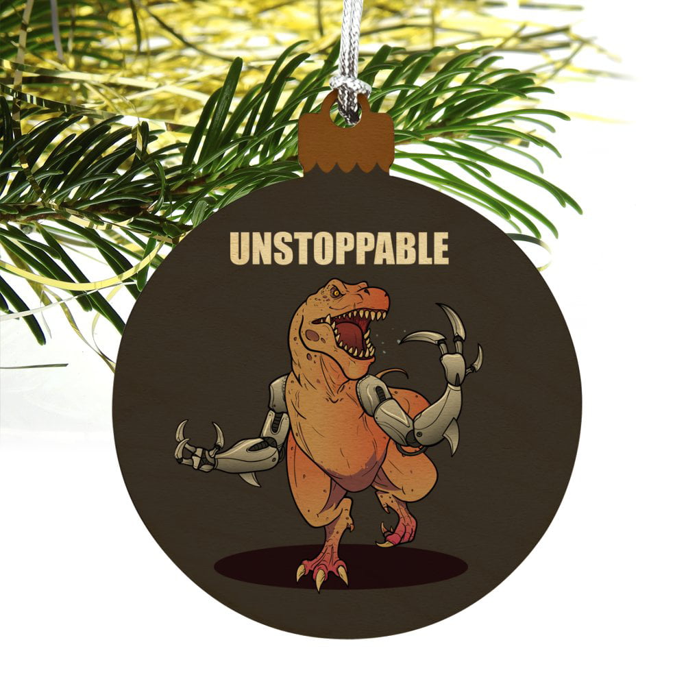 Unstoppable Trex Christmas Ornament Keepsake Xmas Tree Home Decor