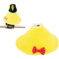 thumbnail image 1 of GFDYREE Bird Elizabeth, Bird Parrot Can Regulate Cone Collar Wing Protective Cover, Prevent Tear-Biting Protective Wound Healing After Surgery(XS, Yellow), 1 of 7