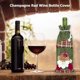 thumbnail image 3 of Cubierta navideña para botella de vino Papá Noel Muñeco de nieve para la decoración del hogar de Año Nuevo (A) Tmvgtek Oficina Multiescena Multifunción, 3 of 5