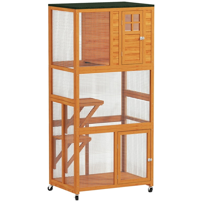 PawHut Large Outdoor Cat House, 74