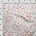 thumbnail image 3 of oneOone Cotton Cambric White Fabric Geometric Craft Projects Decor Fabric Printed By The Yard 42 Inch Wide-B0, 3 of 6