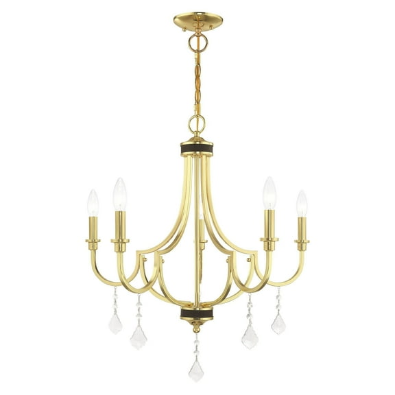 Livex Lighting - Glendale - 5 Light Chandelier in New Traditional Style - 24.5