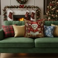 thumbnail image 6 of Christmas Throw Pillow Covers for Winter Decor 18x18" 3 Dimensional Gold Christmas Tree Pillowcase Home Sofa Bedroom Cushion Cover Decoration Cushion Covers, 6 of 7