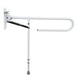 thumbnail image 5 of Mondo Medical Bathroom Toilet Grab Bar - White Foldable Toilet Support Aid Rail, 5 of 7