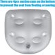 thumbnail image 4 of Asiento Elevador Inflable de 2 Piezas (47 x 37 cm), Cojín para Bañera de Hidromasaje, Cojín para Respaldo del Asiento Elevador de Spa con 4 Ventosas, Adecuado para Todos los Spas y Bañeras de Hidromas, 4 of 5