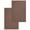 Brown, variant on Black Kitchen Dish Towels for Drying Dishes Set of 2, Pure Black Waffle Weave Microfiber Hand Tea Bathroom Towels Quick Dry & Absorbent Towel 12x12