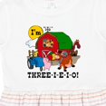 thumbnail image 4 of Inktastic Three-i-e-i-o Girls Toddler Dress, 4 of 5