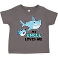 thumbnail image 3 of Inktastic My Uncle Loves Me with Cute Sharks Boys or Girls Toddler T-Shirt, 3 of 5