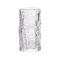 thumbnail image 1 of Bark Pattern Embossed Stemless Water Cups, Clear Textured Drinking Glasses for Juice Milk Beer, 1 of 6
