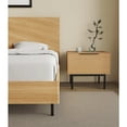 thumbnail image 2 of Origins by Alpine Modern Akira Nightstand, Light Oak, 2 of 8