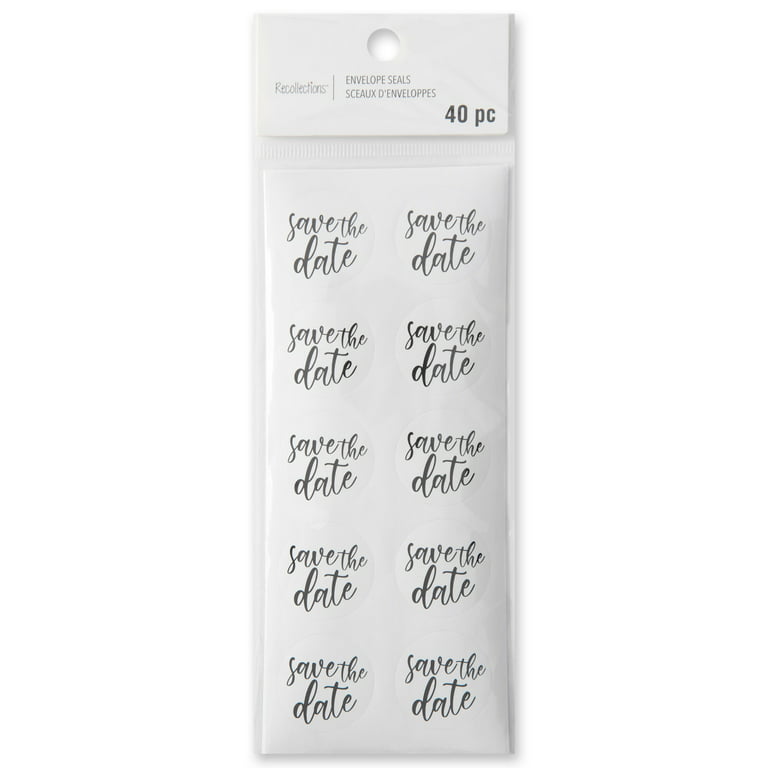 Recollections Save The Date Envelope Seals - Each