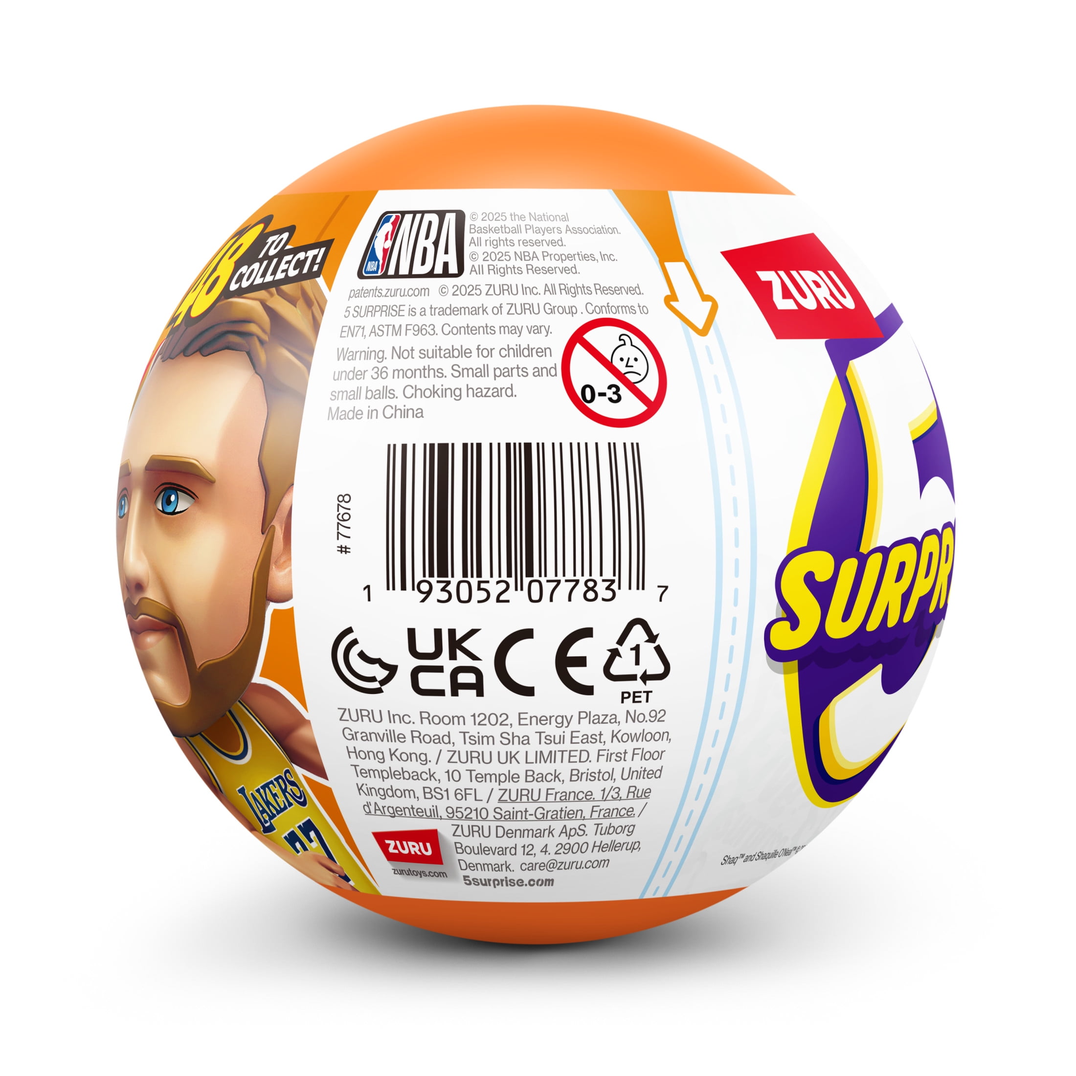 5 Surprise NBA Ballers Series 2 by ZURU, Licensed NBA