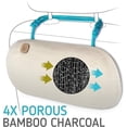 thumbnail image 2 of Car Air Freshener - Auto Odor Eliminator - 100% Activated Bamboo Charcoal Air Purifier, Ionizer - Absorb and Remove Smoke Smell - Fragrance-Free Deodorizer - Lasts 365+ Days [Classic Beige], 2 of 4