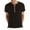 Black, variant on Men's Henley Tshirt Cotton Tops Short Sleeve Thin Summer Comfy Fall Classic Basic Soft Casual T-shirt Dark Coffee Large