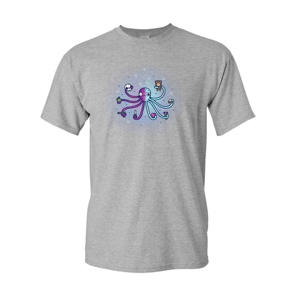 Randy Otter Octopus Evil Good DT Adult T-Shirt Tee
