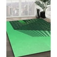 thumbnail image 2 of Ahgly Company Indoor Square Patterned Deep Emerald Green Area Rugs, 8' Square, 2 of 6