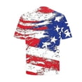 thumbnail image 7 of Purcolt 4th of July Shirts for Men Short Sleeve Crew Neck Patriotic Graphic T-Shirts Independence Day Tee Tops, 7 of 7