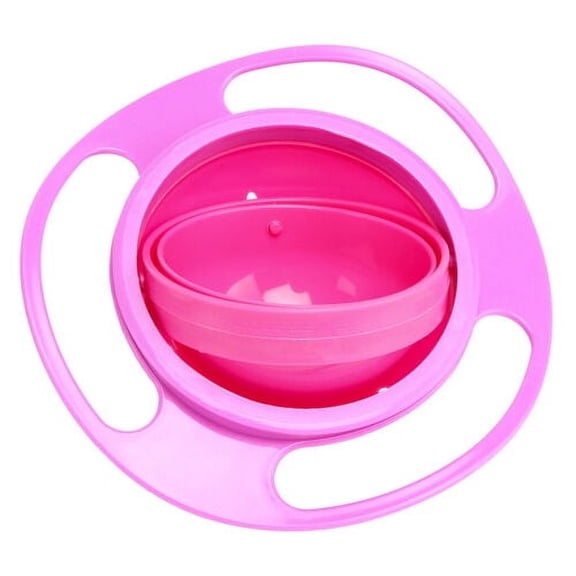 Baby Feeding Baby Gyro Bowl Universal 360 Rotate Spill-Proof Bowl Spoon