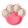 thumbnail image 1 of Binwennn Multifunctional Silicone Bowl Children's Bowl Pet Bowl Cat And Dog Bowl Set Silicone Plates For Children Plates With Suction Cat Silicone Plates In The Shape Of Cat Cat Pad Dog Bowls with Mat, 1 of 3