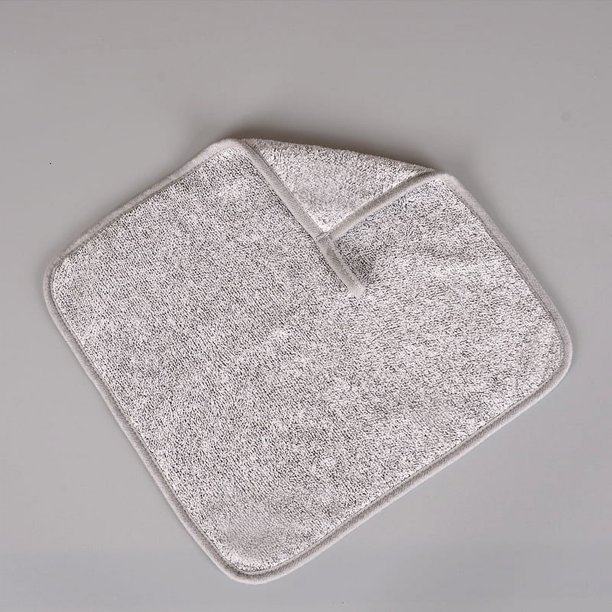 La toalla de fibra de carbón de bambú se puede colgar, toalla de manos antibacteriana, toalla cuadrada pequeña de color sólido para el hogar y la cocina