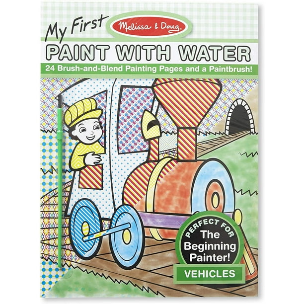 Libro para colorear Mi primera pintura con agua Melissa & Doug