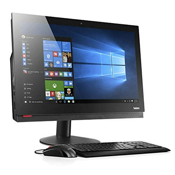 Lenovo ThinkCentre M910z PC con visualización todo en uno de 24 pulgadas, Intel Quad Core i5 7500 hasta 3.8GHz, 8G DDR4, 512G SSD, WIFI, BT 4.0, Windows 10 Pro 64 - Soporte multilingüe