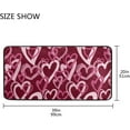 thumbnail image 3 of Coolnut Valentine's Day Love Heart Kitchen Rug, 39"x20" Non-Slip Bath Rugs, Anti Fatigue Runner Comfort Floor Mat for Kitchen Washroom Bedroom, 3 of 7