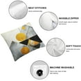 thumbnail image 4 of JEUXUS 2-Piece Short Plush Pillowcase Set Black Gold Mountain Scenery White, 4 of 6