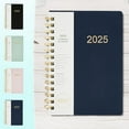 thumbnail image 1 of Fiudx Cuaderno con Calendario Inglés 2025, Tamaño A5, 88 Hojas, Papel de Doble Cara, Encuadernación En Espiral, Diseño Elegante y Práctico, Ideal para Uso Diario de Estudiantes y Profesionales, Ideal, 1 of 5
