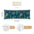 thumbnail image 3 of Fotbe Little Pirate Crocodile Funda para Almohada Corporal con Diseño, Funda de Microfibra Ultrasuave de 20x54 Pulgadas, Ropa de Cama Elegante, 3 of 7