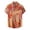 Orange, variant on Mens Shirts Fashion Leisure Printing Buckle Lapel Short Sleeve Mens Graphic T-Shirts,White,M