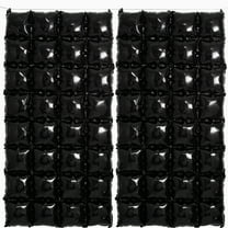 Black Foil Air-Filled Balloon Backdrops, 27" x 55", 2 Count, by Way To Celebrate
