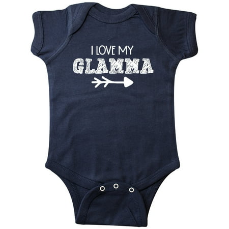 

Inktastic I Love My Glamma- Arrow Gift Baby Boy or Baby Girl Bodysuit