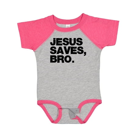 

Inktastic Jesus Saves Bro Christian Gift Baby Boy or Baby Girl Bodysuit