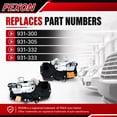 thumbnail image 4 of FEXON Door Lock Actuator Kit Set of 4 for 2007-2009 GM Trucks SUVs, Front Rear, 4 of 7