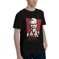 thumbnail image 2 of Kfc Logo Men'S Basic Short Sleeve T-Shirt Fashionable Black Small, 2 of 8