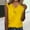 Yellow, variant on Njoeus Summer Tops for Women Sleeveless V Neck Shirts Casual Flowy Tank Tops Button Pleated Front Tunic Blouses S-XXL