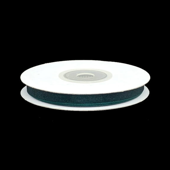 Dark Green Ribbon | Hunter Green Ribbon | 1/4 Inch Organza Ribbon - Hunter Green - 25 Yard Spool (gi14organzaribbonhuntergreen)