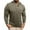 Khaki*zip hoodie for men, variant on Txeol Henley Hoodie Shirts for Men Casual Long Sleeve Pullover Fall Winter Hooded Sweatshirt with Pocket,Black,XXXL