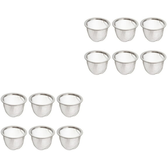 12 Pcs Tea Screen Mesh Strainer Mesh Infuser Insert Durable Tea Filter Coffee Maker Filters Tea Pot Supplies Miss