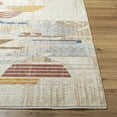 thumbnail image 2 of Mark&Day Area Rugs, 3x5 Nicklaus Modern Brown Area Rug, White Grey Blue Carpet for Living Room, Bedroom or Kitchen (3'2" x 4'11"), 2 of 5