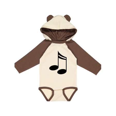 

Inktastic Music Notes For The Music Lover Gift Baby Boy or Baby Girl Long Sleeve Bodysuit