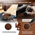 thumbnail image 4 of MHW-3BOMBER Retractable WDT Tool Espresso Distribution Tool with Magnetic Store, Adjustable Range Coffee Stirrer Tool for Barista, 0.4mm 8 Stainless Steel Needles with 8 Extra, Black, T, 4 of 7