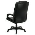 thumbnail image 5 of Flash Furniture Jessica High Back Black LeatherSoft Executive Swivel Office Chair with Oversized Headrest and Arms, 5 of 8