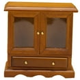 thumbnail image 4 of USHOBE Armoire Mini Résistante à l'Usure Accessoires pour Mini Maison Bois 1 Ensemble, 4 of 8