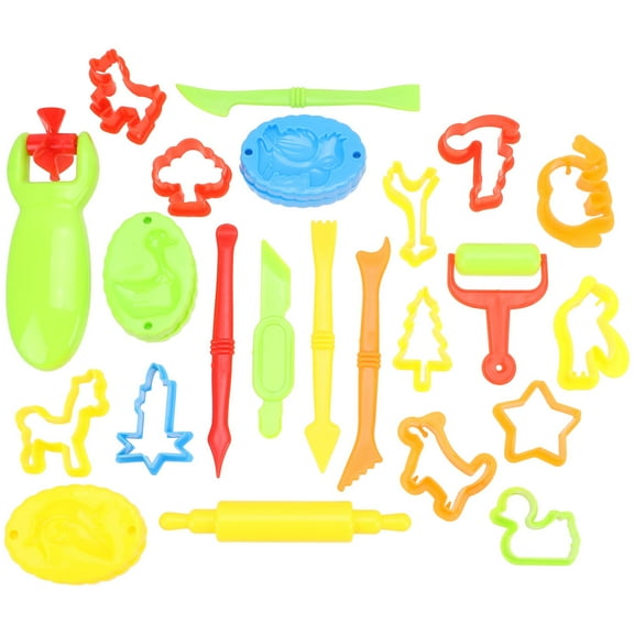 TABLZONE 1 Set of Colored Clay Tools Plastic Educational Activities Modeling Clay Kit Tools